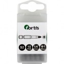 Embout Bit 1/4 DIN3126 E63 PZ 3x50mm a10 unités FORTIS