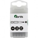 Embout Bit 1/4 DIN3126 E63 TX15x 50mm a10 unités FORTIS