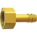 Embout à olive à visser laiton filetage femelle F1/2" Ø intérieur tuyau 13mm RIEGLER 1 PCS