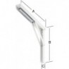 Equerre 300 MM blanc NR. 152300W