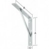 Equerre galvanisé 400 x 250 mm Nr. 159400Z