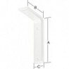 Equerre-3F blanc 160X105MM NR. 165160W