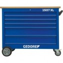 Etabli roulant 1507XL avec 6 tiroirs 1250x550x985mm GEDORE