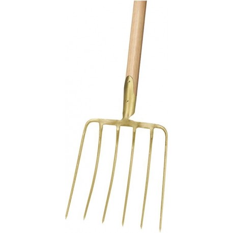 Fourche 6 dents manche bois 130 cm