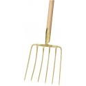 Fourche 6 dents manche bois 130 cm
