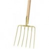 Fourche 6 dents manche bois 130 cm