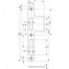 Gache 90000DR24/625 Inox Niro