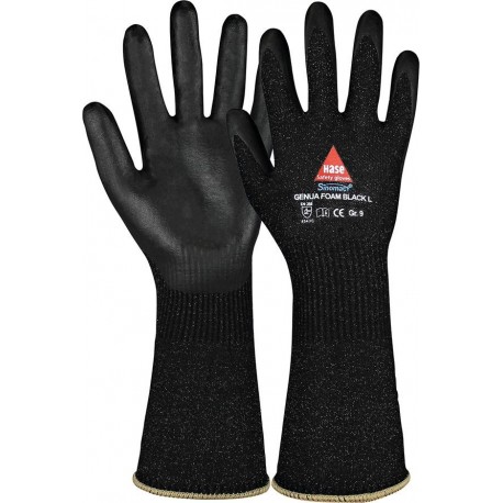 Gant anti coupure Genua Foam Black LongGr9 (Par 12)