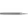 Lime d'atelier, semi-circulaire/pointue, Long. : 300 mm, Taille 2, Coupe transversale 30,0 x 8,5 mm