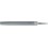 Lime d'atelier, semi-circulaire/pointue, Long. : 300 mm, Taille 3, Coupe transversale 30,0 x 8,5 mm