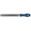 Lime d'atelier, manche semi-circulaire, Long. : 150 mm, Taille 2, Coupe transversale 16,0 x 4,5 mm