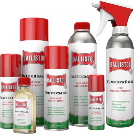Huile universelle Ballistol 200ml Spray 5 langues (Par 20)