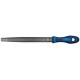 Lime d'atelier, manche semi-circulaire-pointue, Long. : 250 mm, Taille 3, Coupe transversale 25,0 x 7,0 mm