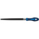 Lime d'atelier, manche triangulaire, Long. : 200 mm, Taille 2, Coupe transversale 15,0 mm