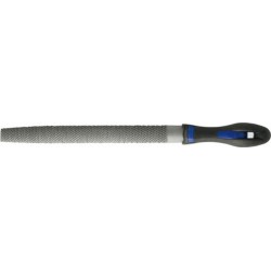 Râpe à bois avec manche, semi-circulaire, Long. : 200 mm, Taille 2, Coupe transversale 21,0 x 7,5 mm