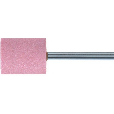 Meule sur tige cylindrique ZY, Type : ZY 2513, Ø x hauteur 25 x 13 mm, Taille de grains 30, Type de grain : AR, Ø de tige : 6 mm