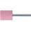 Meule sur tige cylindrique ZY, Type : ZY 2532, Ø x hauteur 25 x 32 mm, Taille de grains 60, Type de grain : AR, Ø de tige : 6 mm