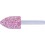 Meule sur tige forme ogive bout pointu 1320 6 ADW 46 M 5V Pferd 1 PCS