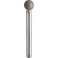 Meule diamantée sur tige sphérique DKU, Ø : 1 mm, Long. de la queue 44 mm, Ø de tige 3 mm
