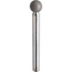 Meule diamantée sur tige sphérique DKU, Ø : 2 mm, Long. de la queue 43 mm, Ø de tige 3 mm