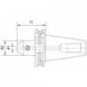 Mandrin de surface DIN69871ADB SK40 6mm A50 FORTIS