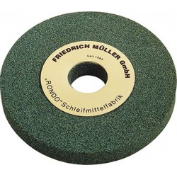 Meule en carbure de silicium, grise, Dimensions : 175 x 32 x 32 mm, Grain 80, Dureté J