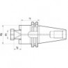 Mandrin universel DIN69871AD SK50 27mm FORTIS
