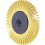 Brosse Radiale Bristle Brush BB-ZB, Ø x Épais. : 150 x 12 mm, Grain 120, Couleur blanc, Nombre de segments : 8