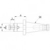 Mandrin universel SK50-27 Fortis