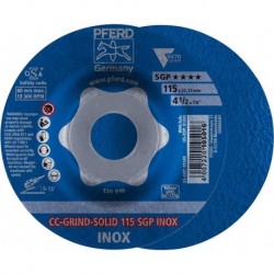 Meule CC-Grind Solid SGP INOX 125mm PFERD