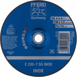 Meule coudé pour V2A A30NSG 178-83mm PFERD