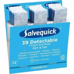 Pansement adhésif 6x39Pfl.bout des doigts pour l'industrie alimentaire (Par 6)