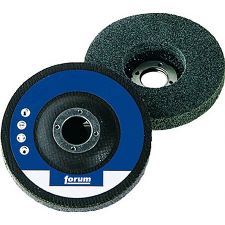 Disque compact en feutre avec support en fibre de verre, droit, Ø de 125 mm, 10000 tr/mn, Degré de finesse : moyennement tendre