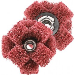 Croix de nettoyage et de polissage (double Épais. :), Ø de 25,4 mm, Degré de finesse : très fin