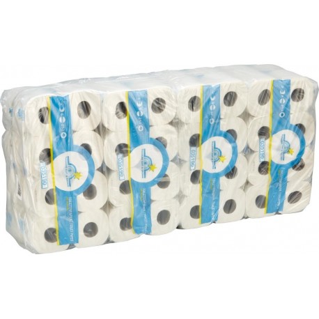 Papier toilette Tissue 3 épai.blanc nat. 64 roul