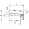 Pince de serrage avec carré ER16-45x34 FORTIS