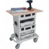 Plaque de travail mobile 500x 18x700mm pour coffret à outils L-BOXX et LS-BOXX