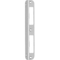Plaque dormant porte 20mm rd DL-RNiSi lack Acier 401