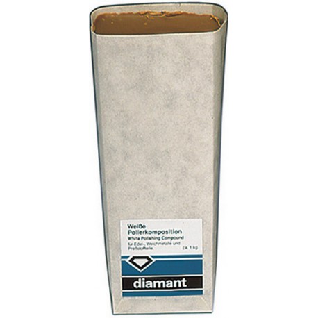 Pâte abrasive et à polir 700g blanc-beige diamant 1 PCS