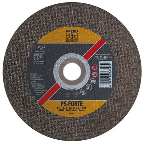 Meule à tronçonner droite A24PPS 230x3mm PFERD 1 PCS