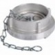 Raccord bouchon avec chaine 52-C DiRi blanc