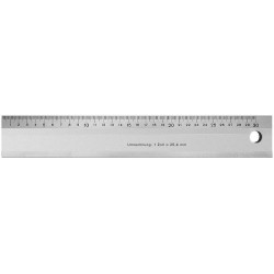 Regle metal leger 300mm HP