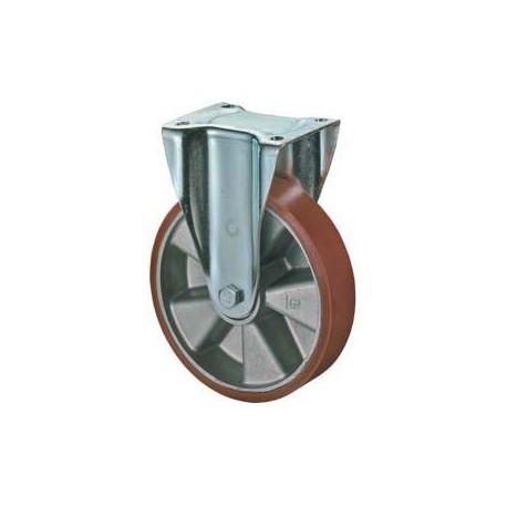 Roulette 100mm LB510.B90 plaque Polyure GussKL LB510.B90.100