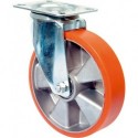 Roulette 200mm L400.B90 PlattePolyure GussKL L400.B90.202