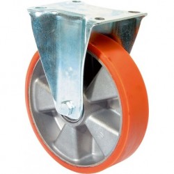 Roulette 200mm L410.B90 plaque Polyure GussKL L410.B90.202
