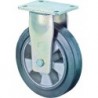 Roulette 300mm RR110.B80 plaque souple S noir KL RR110.B80.300
