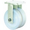 Roulette double 125mm S110.B15 plaque Plastique blanc KL S110.B15.126
