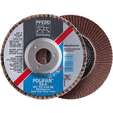 Disque à lamelles A 80SG droit 115mm G80 Pferd 1 PCS