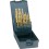 Jeu de forets hélicoïdaux, coffret plastique, acier à coupe rapide, type N, DIN 338, revêtement TiN, Ø h8 : 6,00-10,00 mm, Nombre de forets 41 pièces