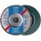 Meule-éventail Ø 125 mm (12200 tr/mn), POLIFAN® SG-ZA, bombée, Grain : 80